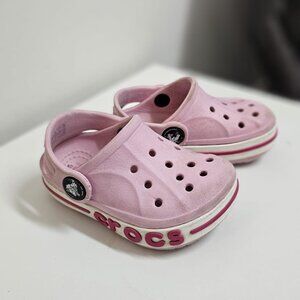 Cute Pink Crocs Size 4